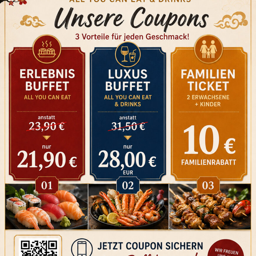 Buffet-Tickets - Gültigkeit: Ab SOFORT